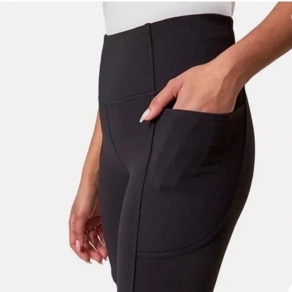 Mondetta Ladies High Waist Biker Shorts, Medium, Black, NWT - Picture 2 of 15